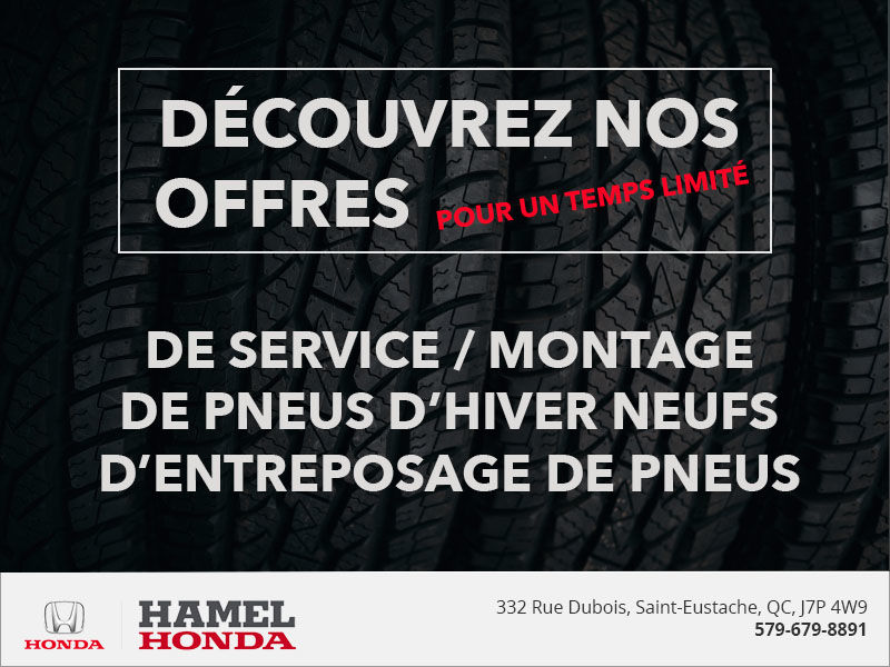 Service et entreposage des pneus