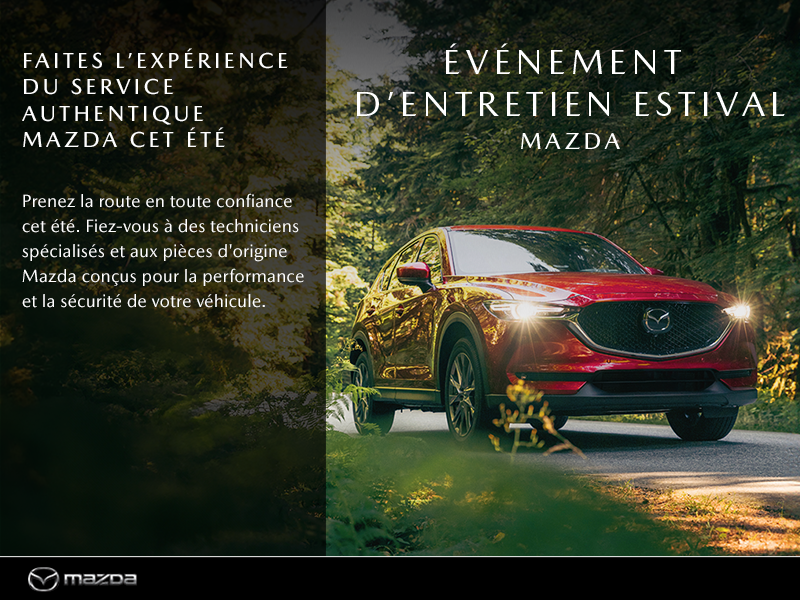 Événement d’entretien estival Mazda