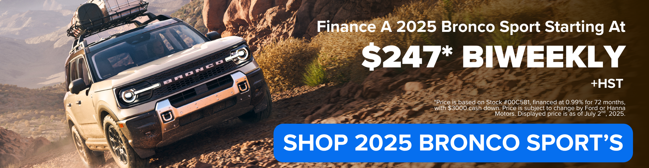 Bronco Sport Deals