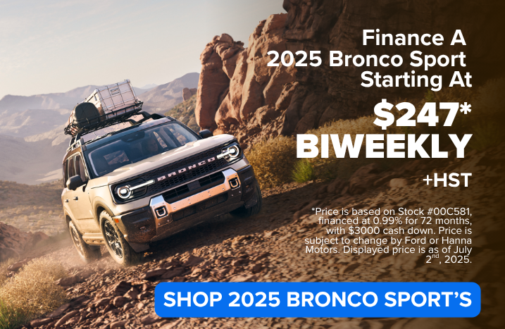 Bronco Sport Deals
