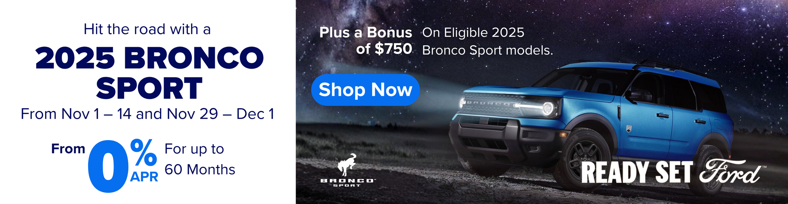 November Deals - Bronco Sport