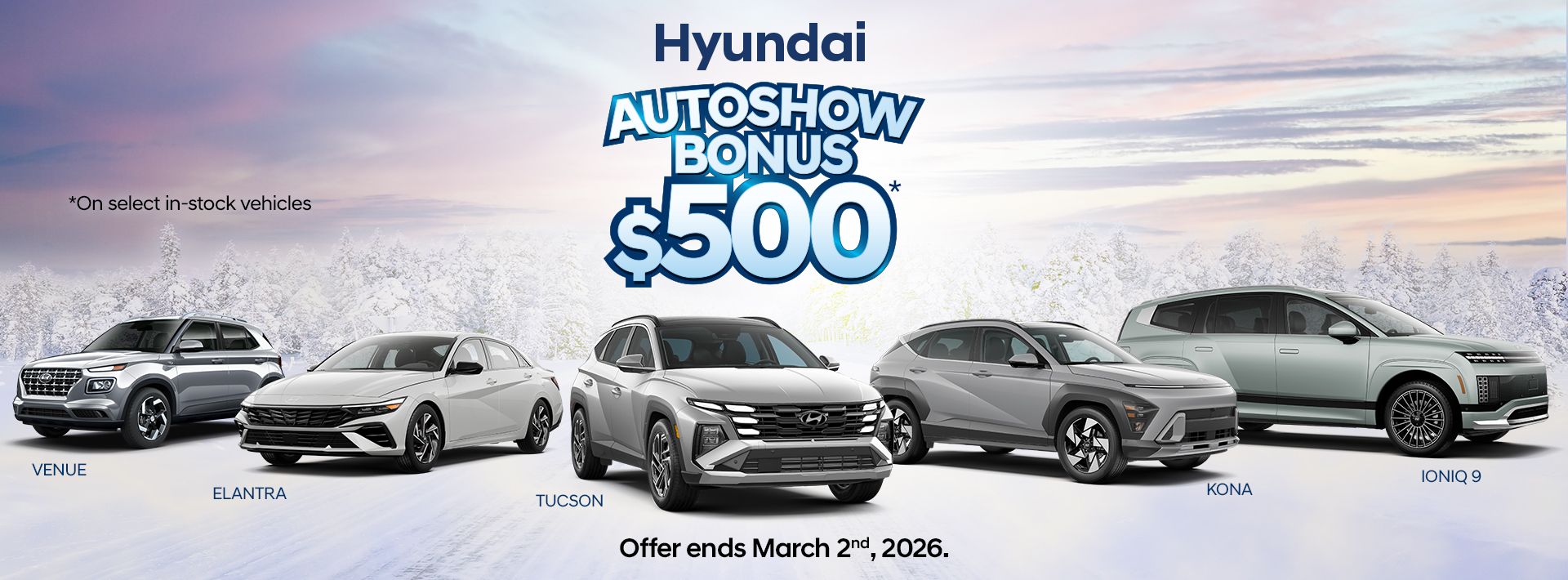 Hyundai Autoshow Bonus 500$