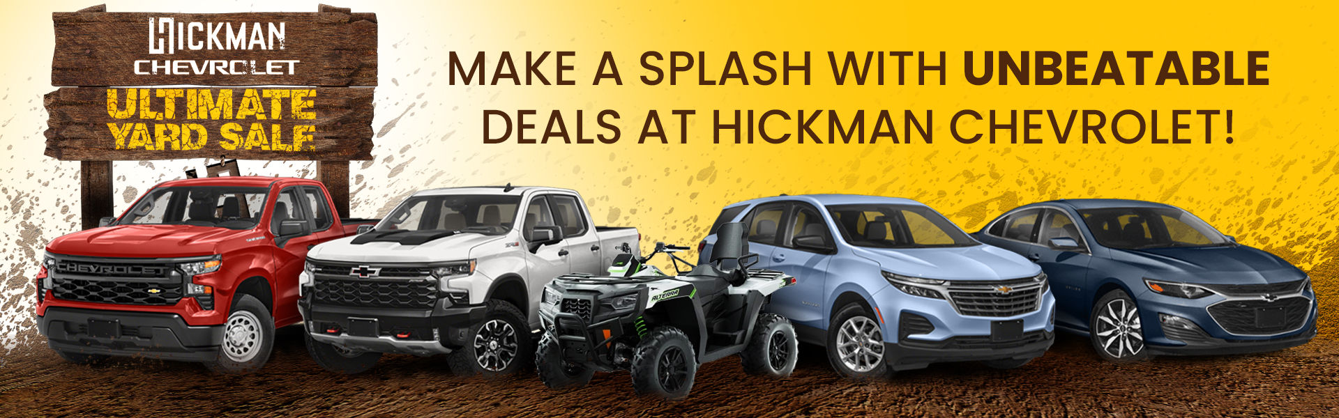 Hickman Chevrolet Ultimate Yard Sale