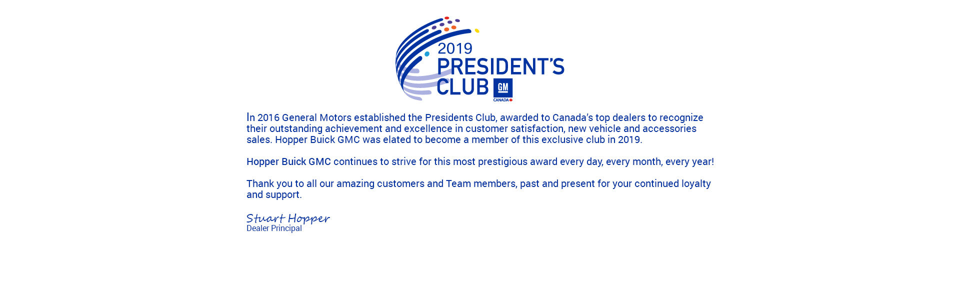 2019 President's Club
