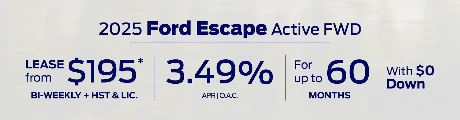 2025 Ford Escape Lease Offer