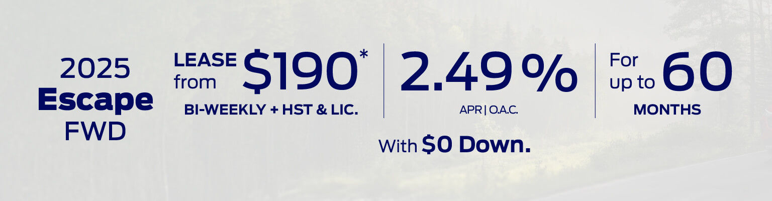 2025 Ford Escape Lease Offer