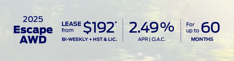 2025 Ford Escape Lease Offer