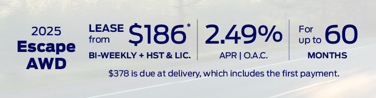 2025 Ford Escape Lease Offer