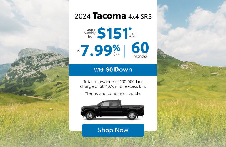 2024 Tacoma Lease Offer Slider