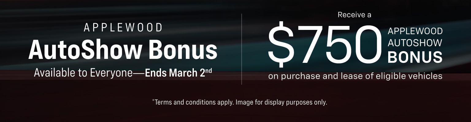 AutoShow Bonus at Applewood