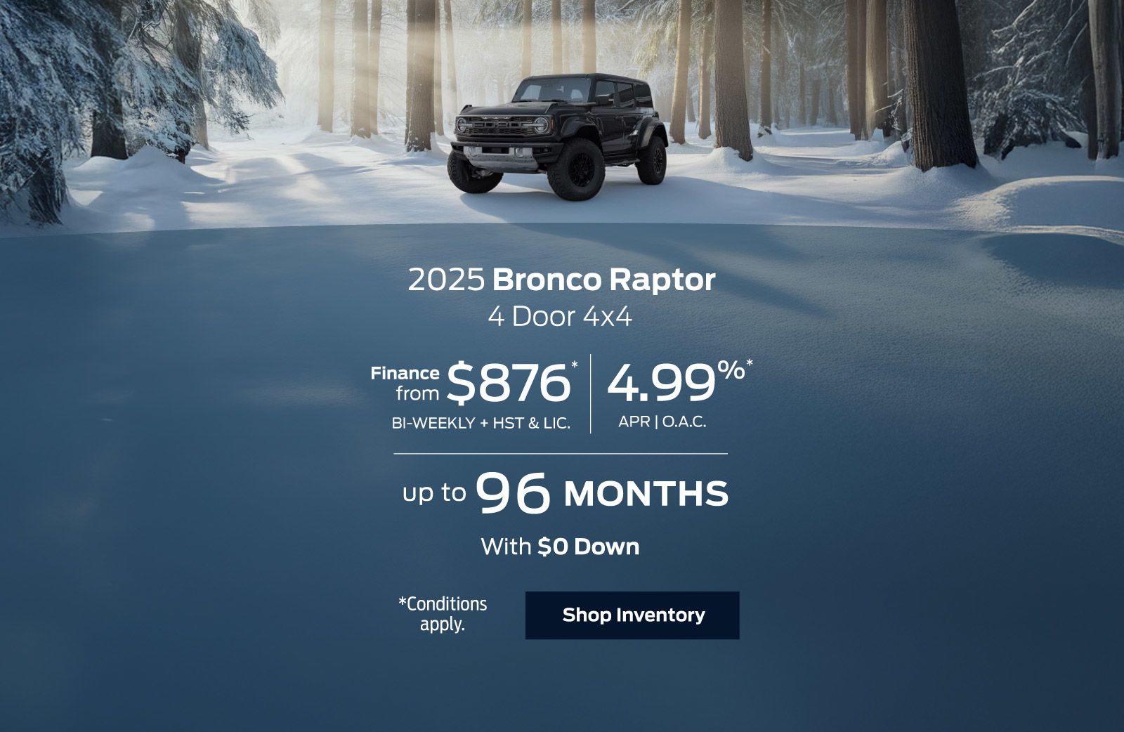 2025 Ford Bronco - Local Offer