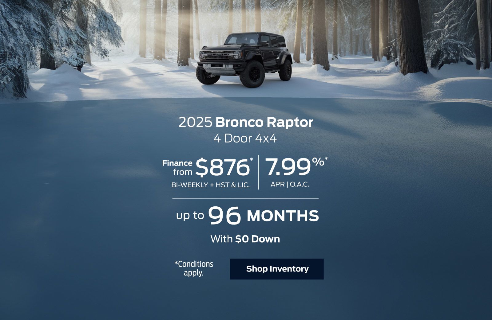 2025 Ford Bronco - Local Offer