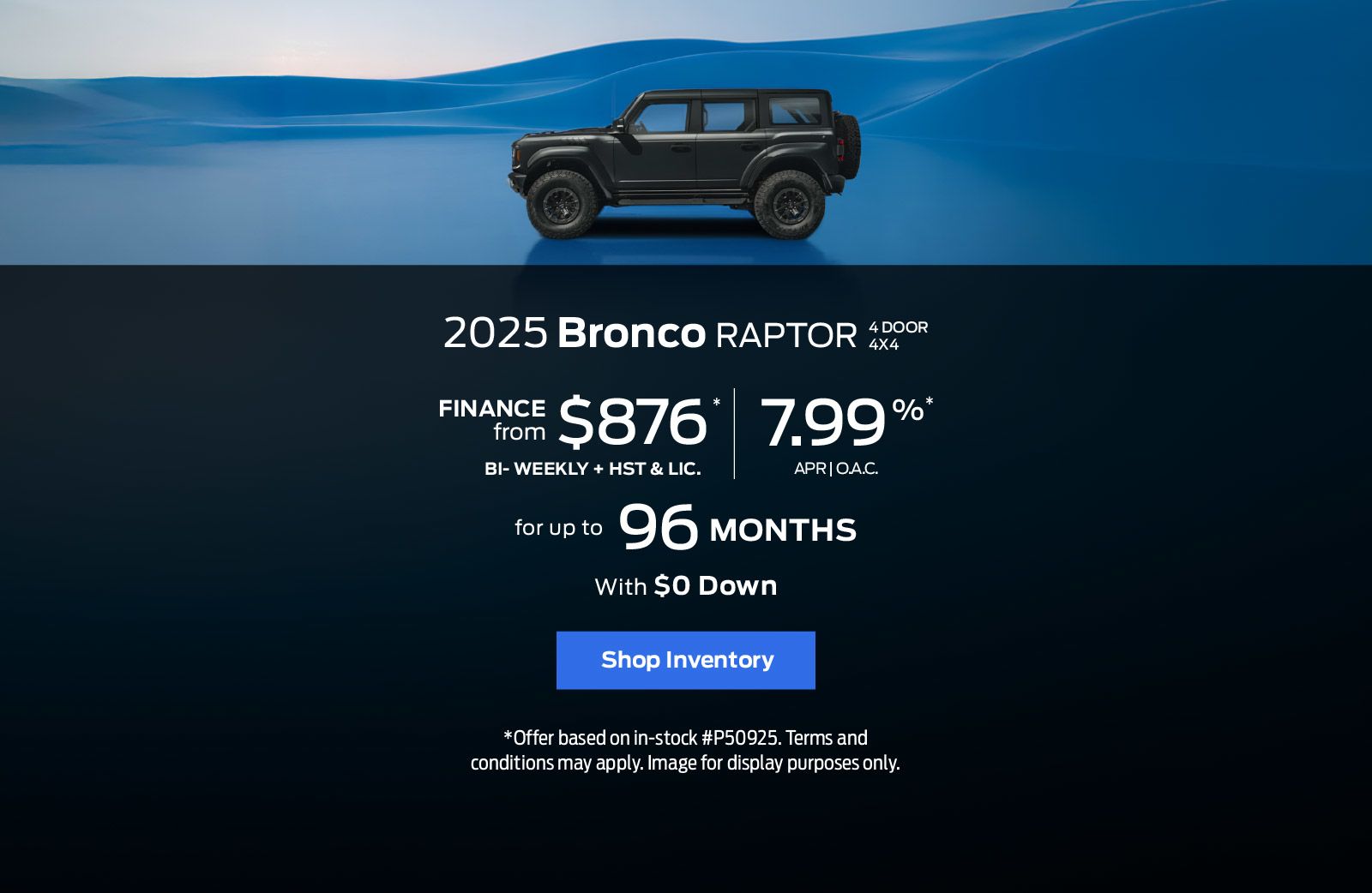 2025 Ford Bronco - Local Offer