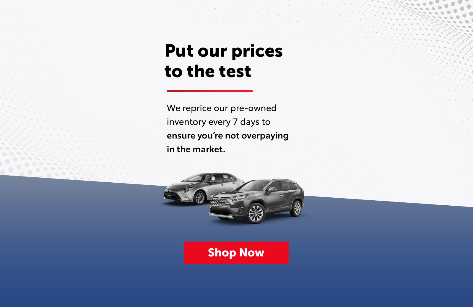 Repriced Vehicles Slider