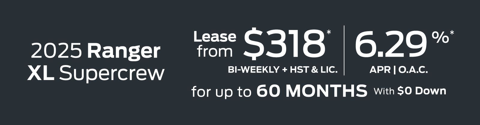 2025 Ford Ranger VLP