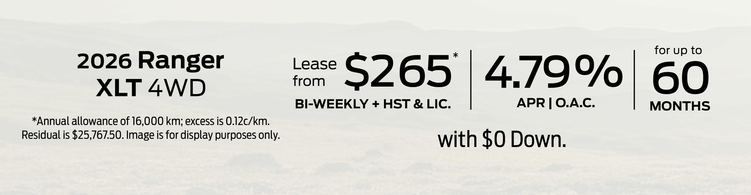 2025 Ford Ranger VLP