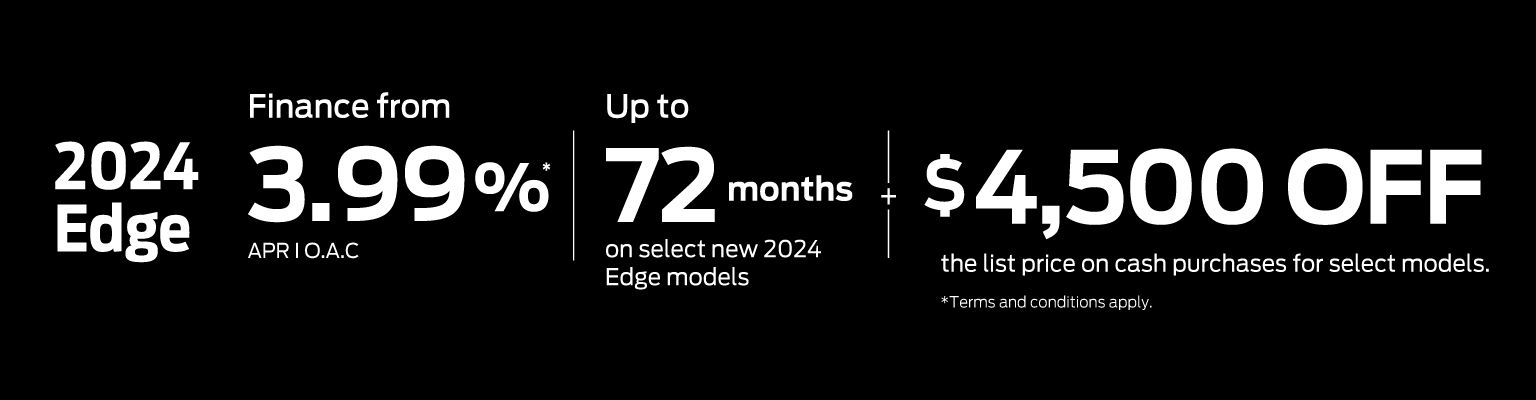 2024 Ford Edge - Finance Offer - VDP