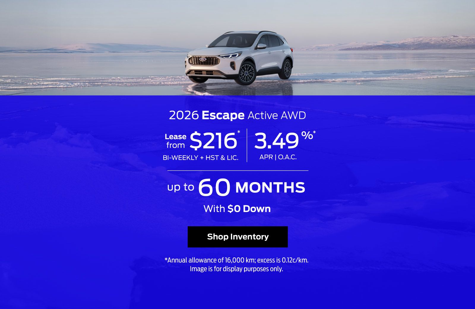 2026 Ford Escape  - Lease Offer in Barrie