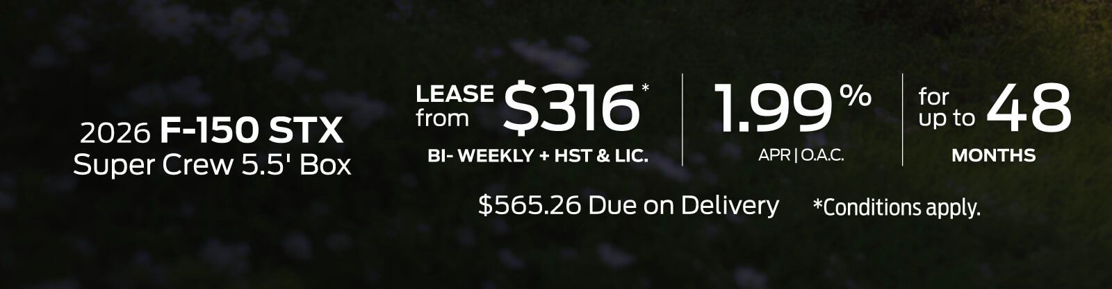 2026 Ford F-150 - Offer - VLP