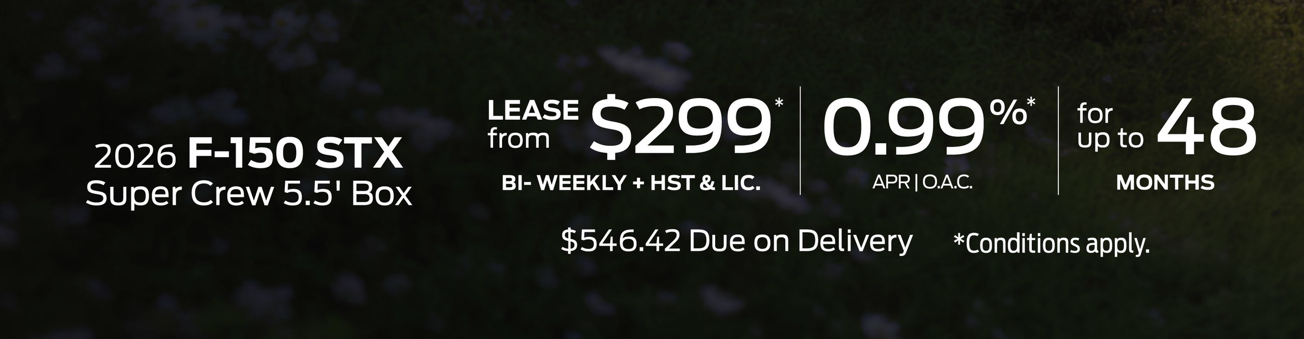 2026 Ford F-150 - Offer - VLP