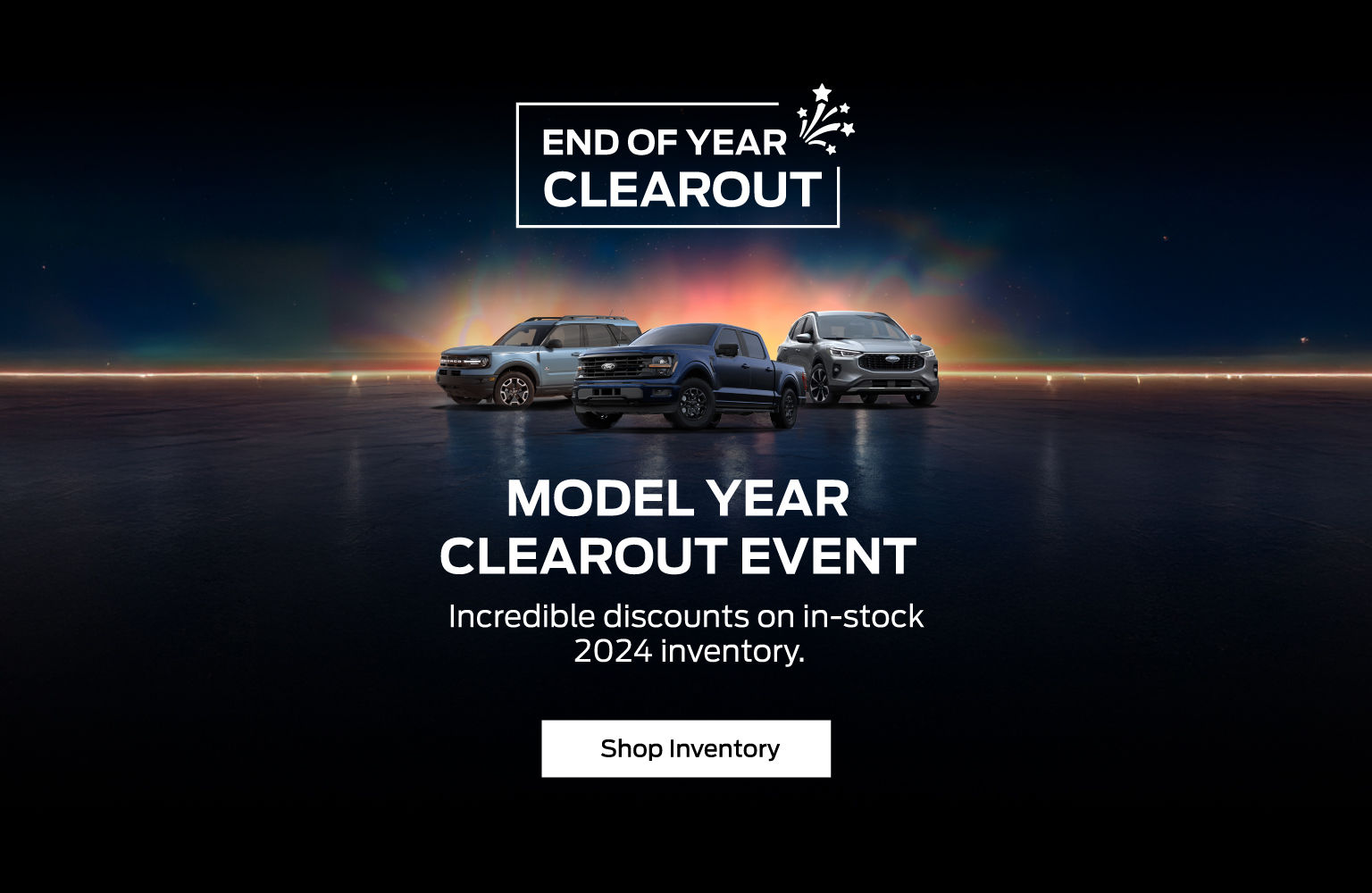 Model Year Clearout Event at Bayfield Ford