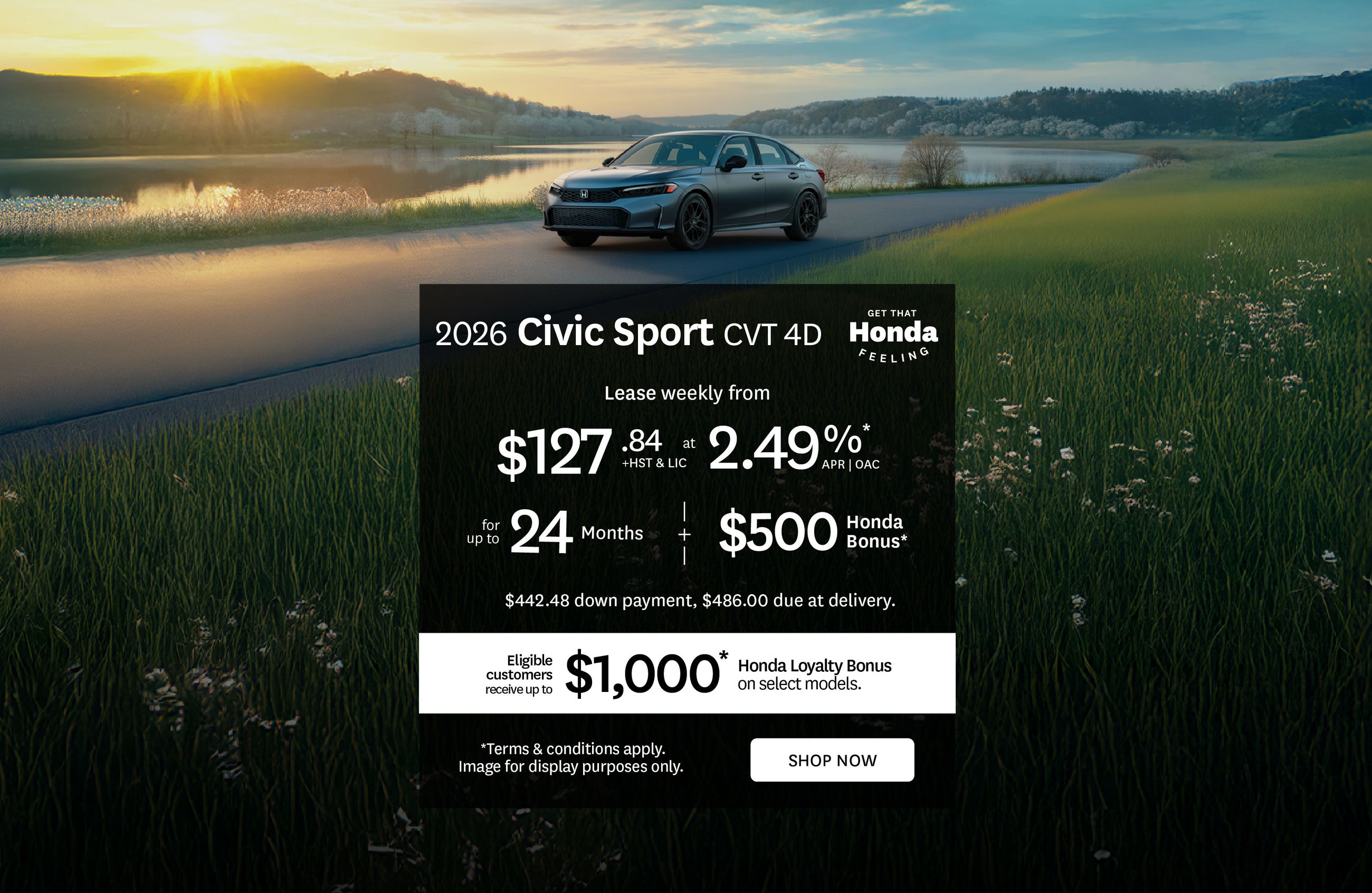 2026 Civic Sport CVT 4D