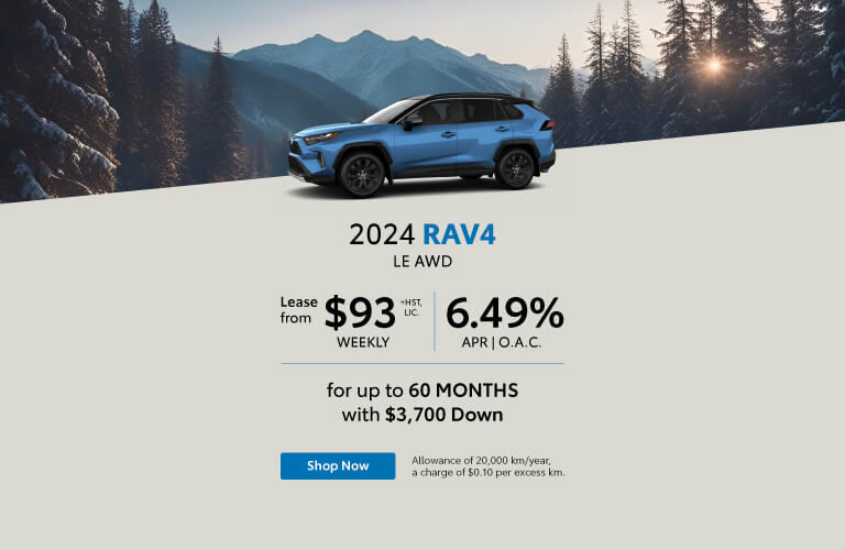 2024 Toyota RAV4 Lease Slider