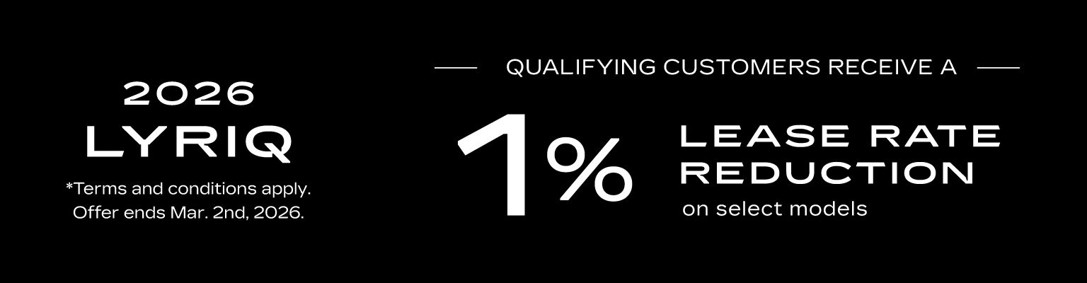 2024 Cadillac Lyriq Tire Offer, Jan 2024, VLP