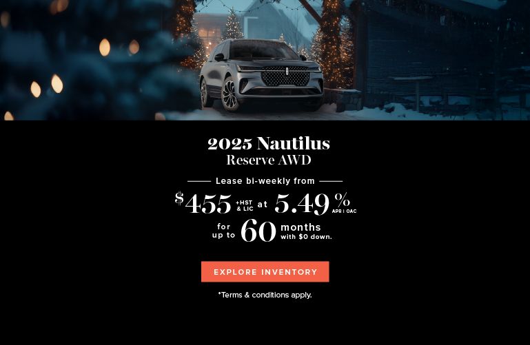 2025 Lincoln Nautilus Lease Offer