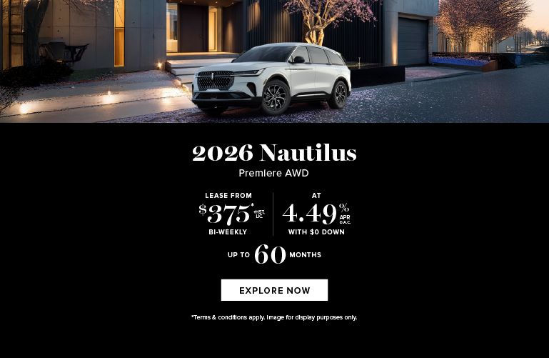 2026 Lincoln Nautilus Lease Offer