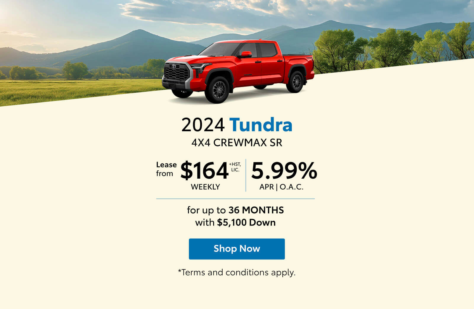 2024 Toyota Tundra Lease Slider