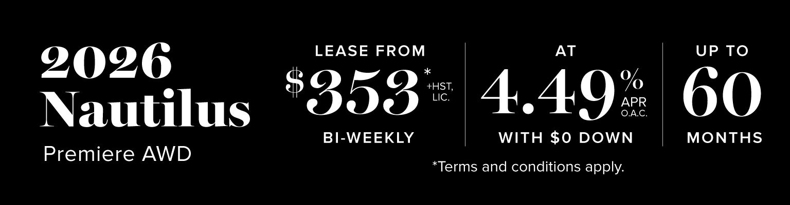 2026 Lincoln Nautilus - Detail Banner