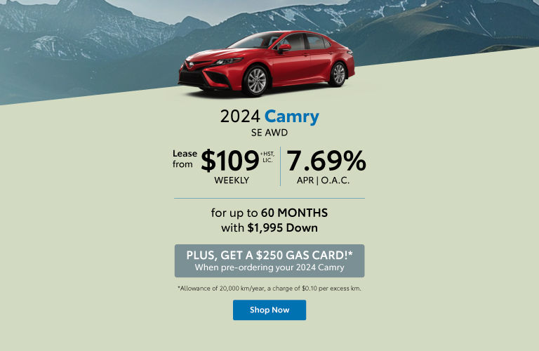2024 Toyota Camry Lease Slider
