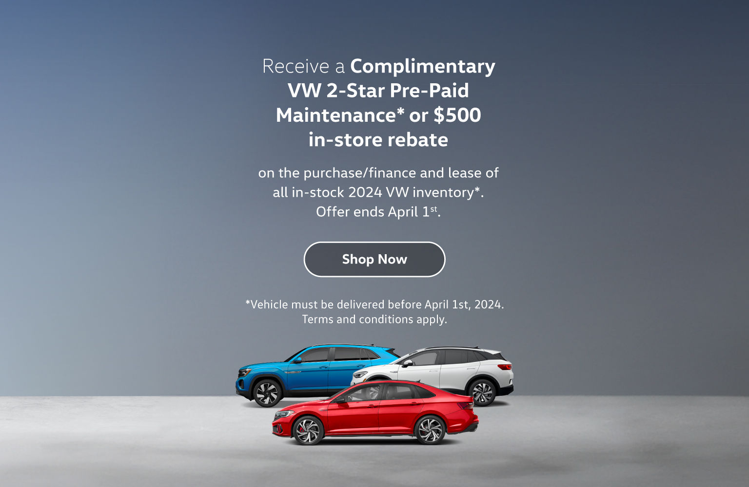 HVW - Complimentary VW 2 star Promo - Home Page