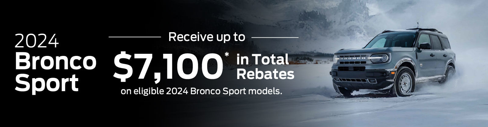 2024 Ford Bronco Sport Special Offer