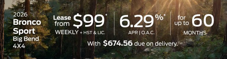 2026 Ford Bronco Sport Special Offer