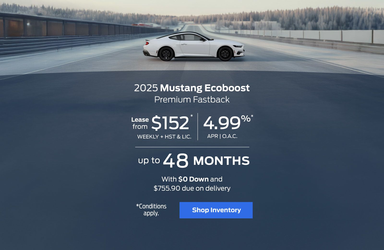2025 Mustang Fastrack Offer
