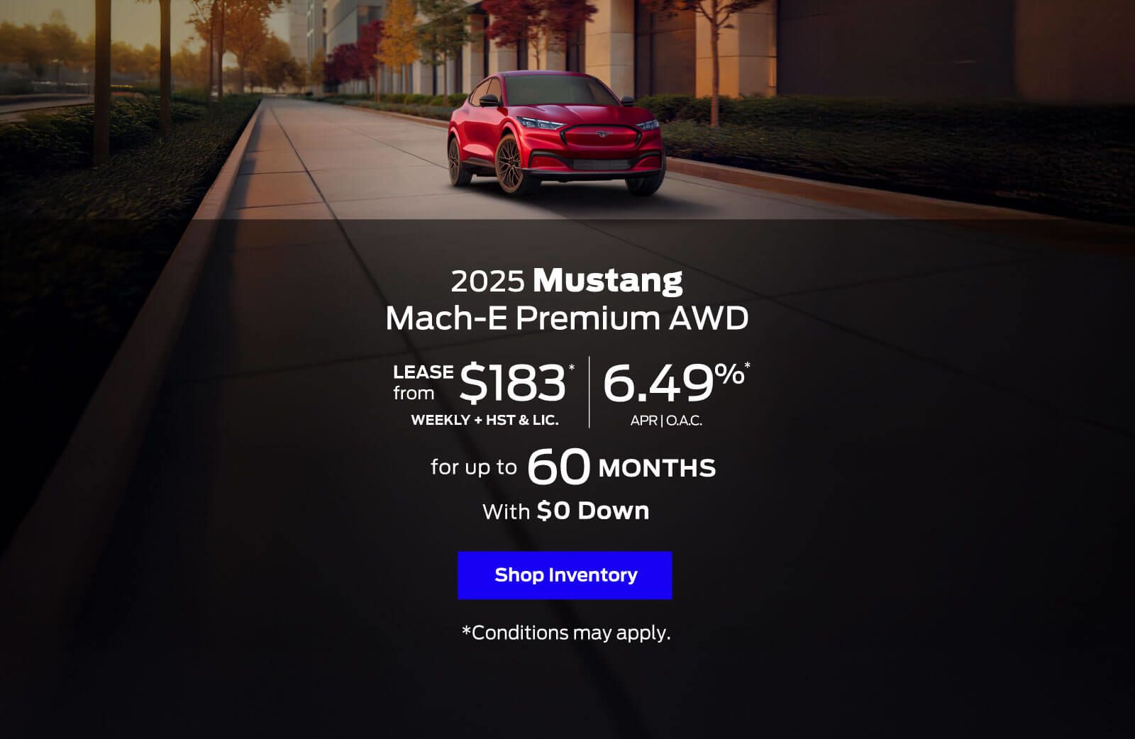 Lease 2025 Mustang Mach-E