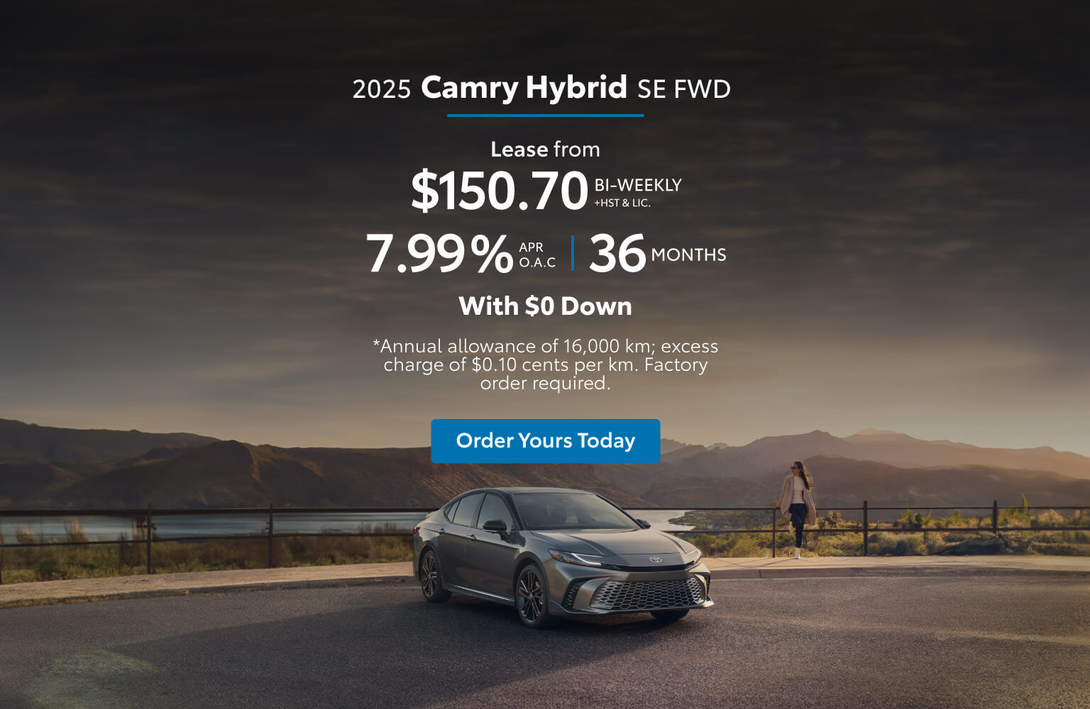 2025 Toyota Camry Hybrid Lease Slider
