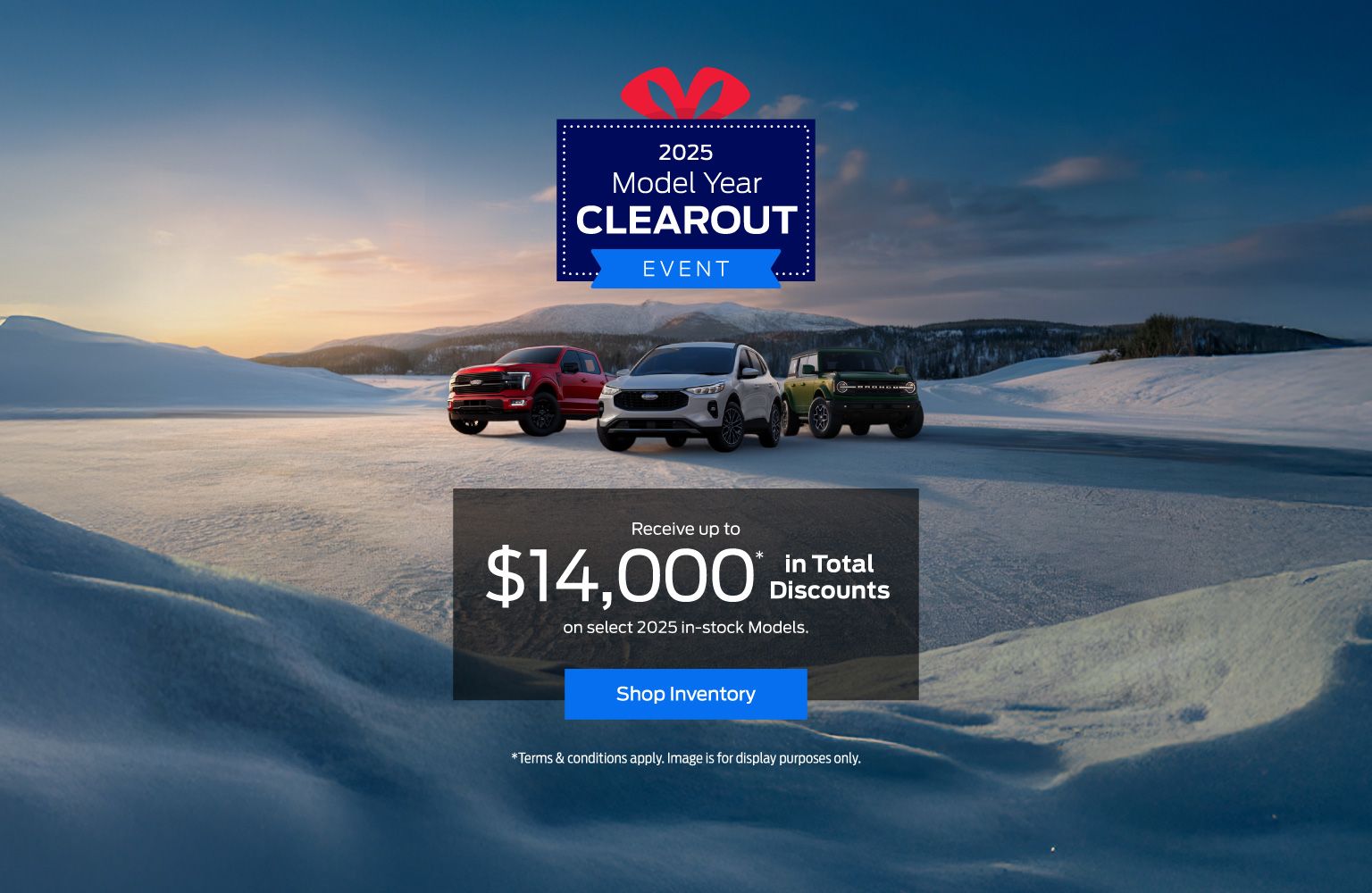 Model Year Clearout Event