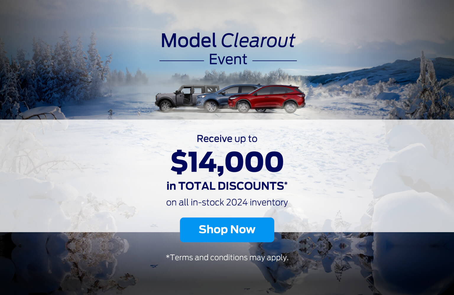 Model Year Clearout Event