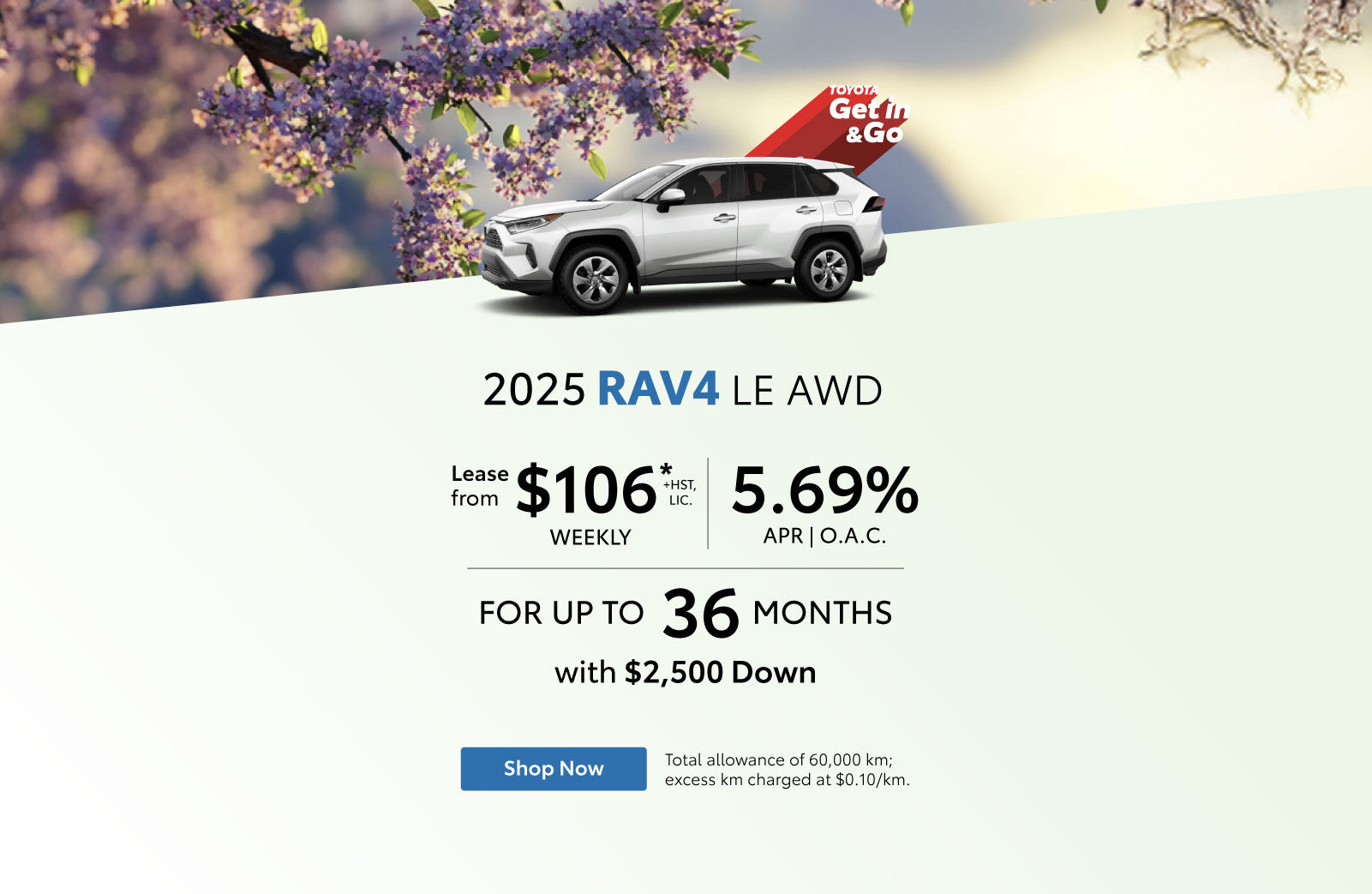 2025 RAV4 LE AWD - Home page