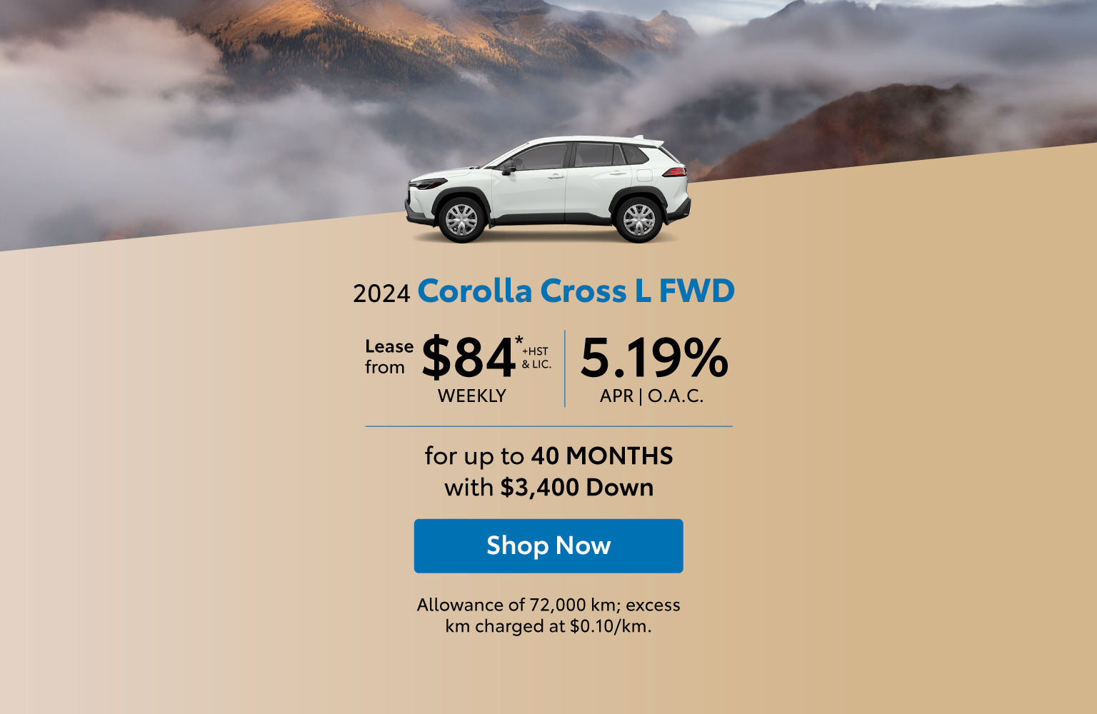 2024 Corolla Cross L FWD - Home page