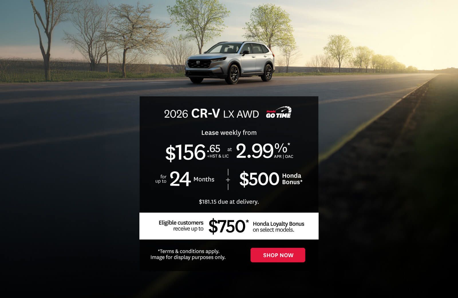 CR-V LX AWD Lease Offer