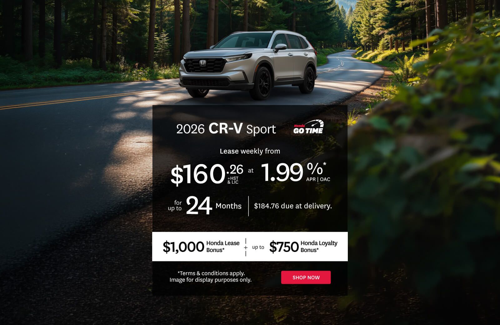 CR-V Sport Lease Offer