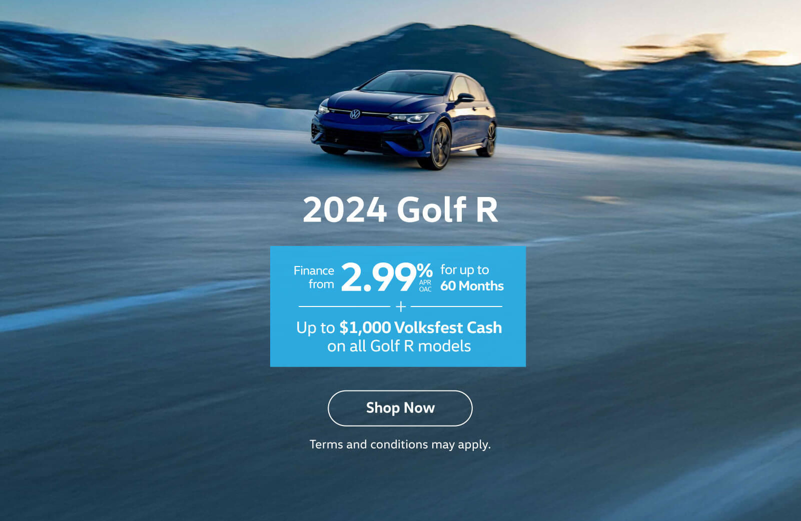 2024 Volkswagen Golf R Finance Offer