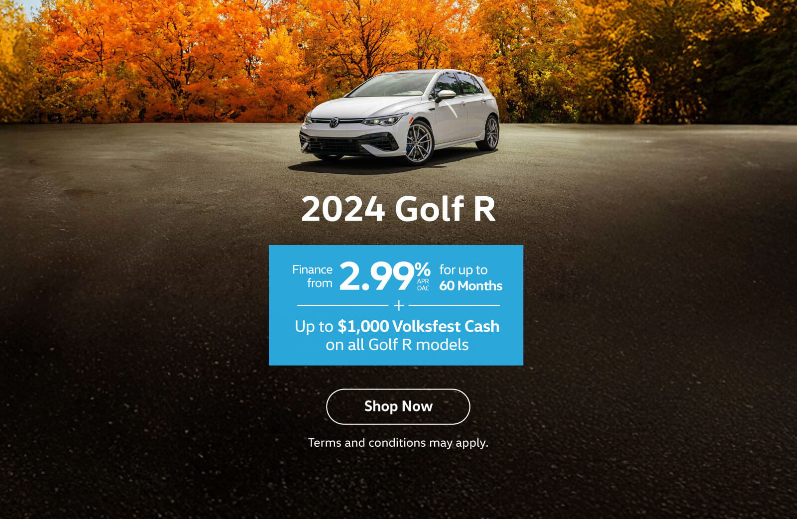 2024 Volkswagen Golf R Finance Offer