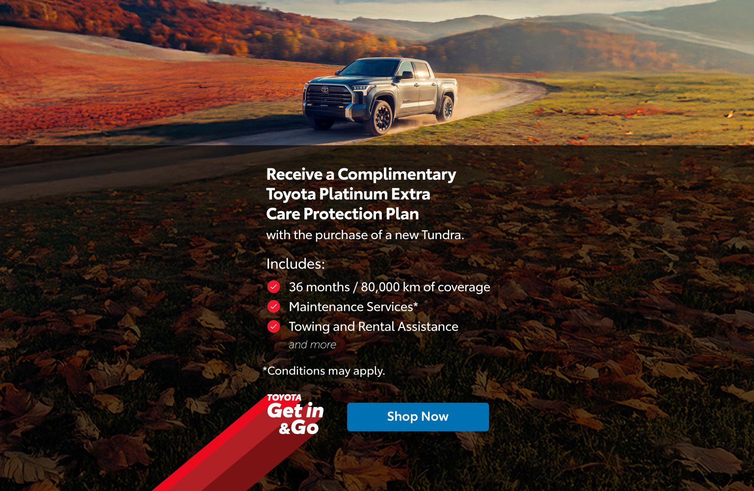 Toyota Tundra Special Offer - Home page