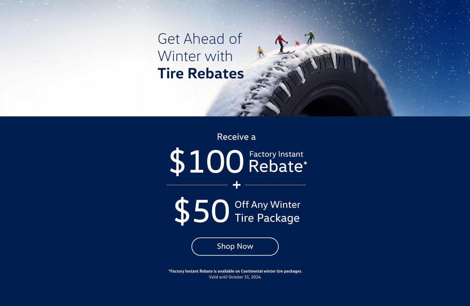 Winter tire packages offer - Humberview VW