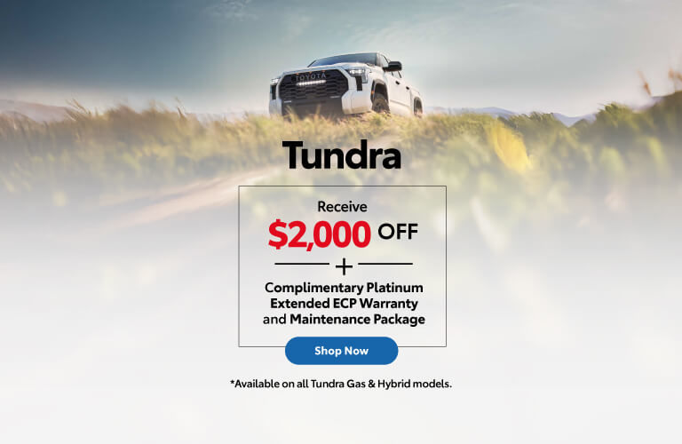 Toyota Tundra Special Offer - Home page